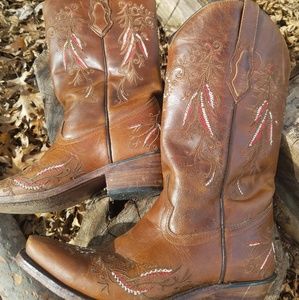 Gypsy Rose leather boots. 8.5